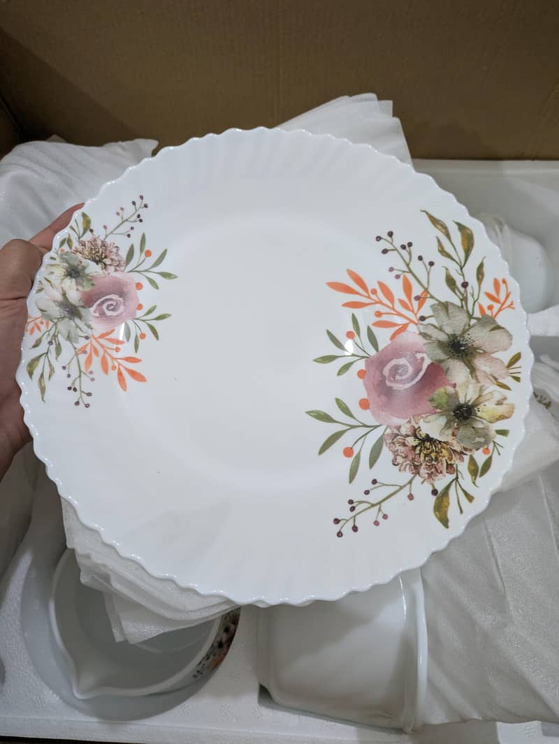 dinner set marble 72 pcs 0