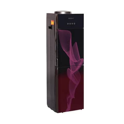 Orient Crystal 3 Taps Smoke Purple Glass Door Water Dispenser
