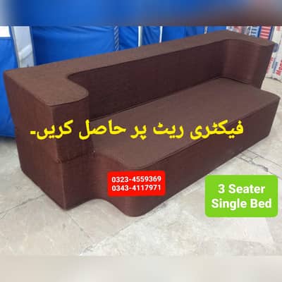 Sofa cum bed Molty double bed folding bed /Foam Mattress/Dining Table