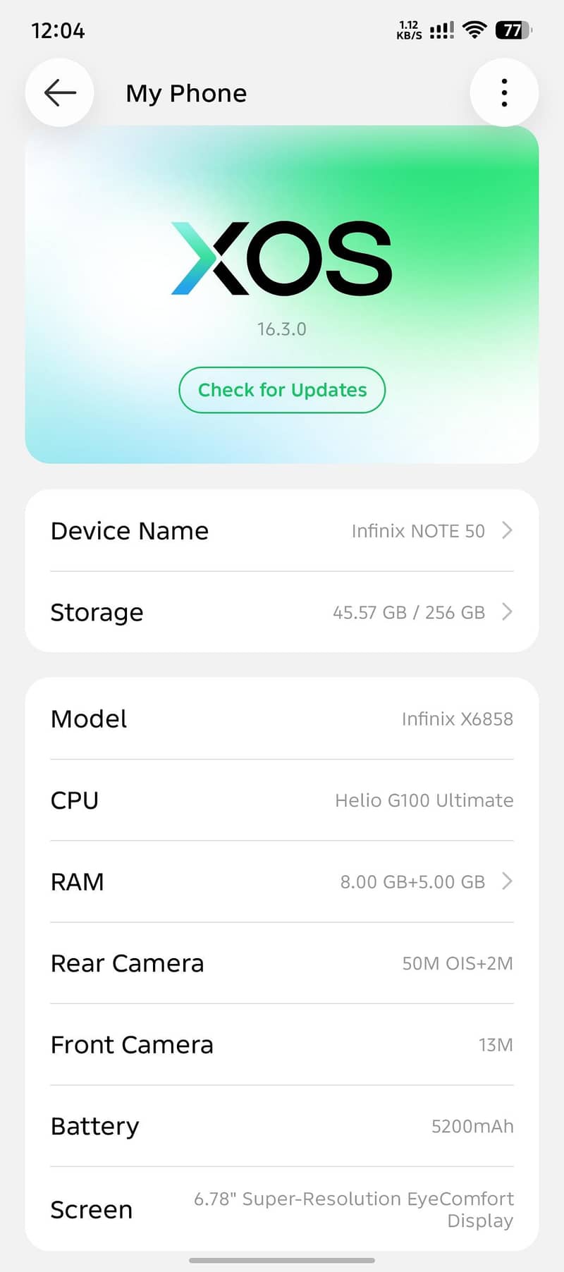 Infinix Note 50 9