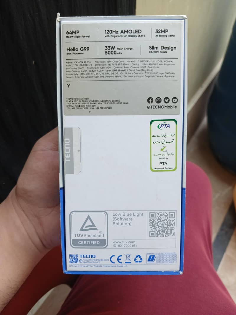 Tecno CAMON 20 Pro 6