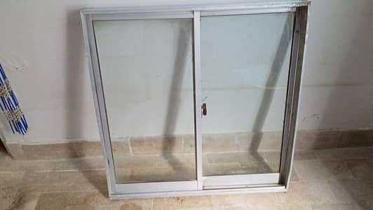 Almunium Glass Sliding Window (35×35) inch