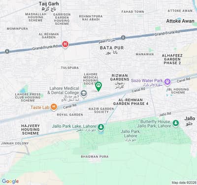 5 Marla plot Near facing Park For Sale In Al Hafeez Garden Phase 5 Canal Road Lahore