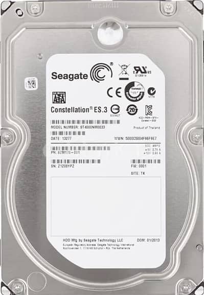 Seagate Constellation ES. 3 4TB Enterprise HDD – SATA 6Gb/s