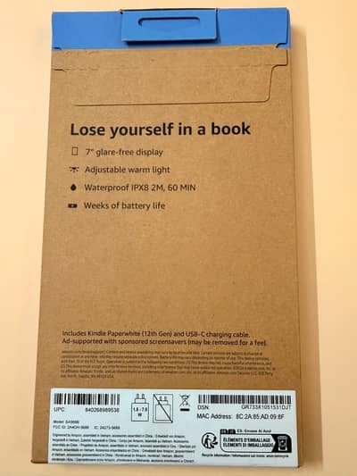 Kindle brand new 16 gb