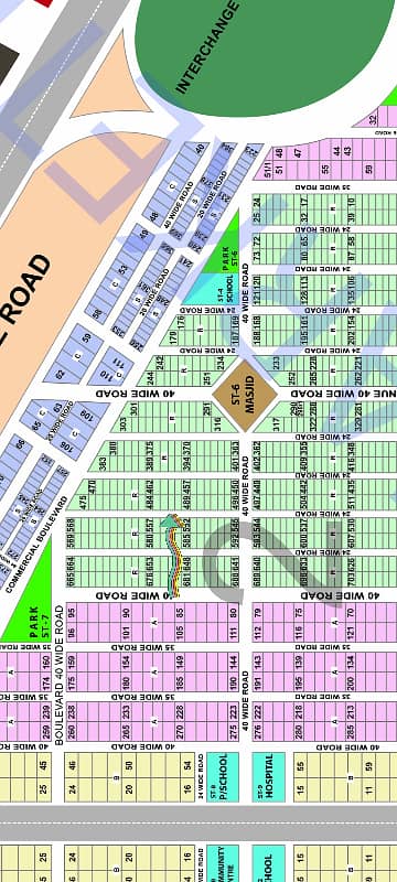West Open 120 Sq Yd Plot Sale In Saadi Garden Block 2 Scheme 33 Karachi