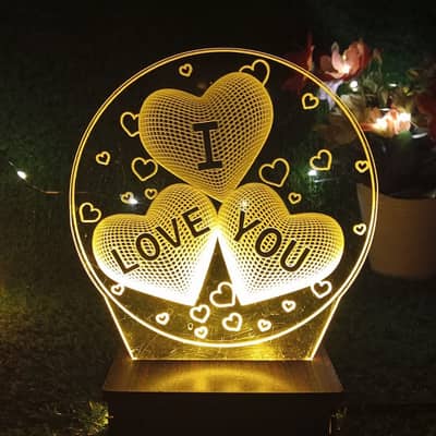 illusion Lamp, 3d Light Lamp, Decorating Item, Lamps for Bedroom, Cust