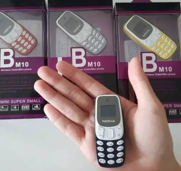 T   Finger Size BM10 Mini Dual Sim Mobile with Memory Card | China Product Small Size Mobile | PTA Approved | Low Radiation Product Friendly Environment