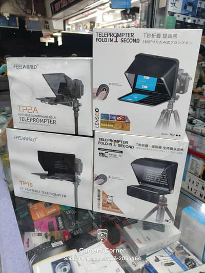 Teleprompter 7inch to 10 inch Lens Go and Feelworld