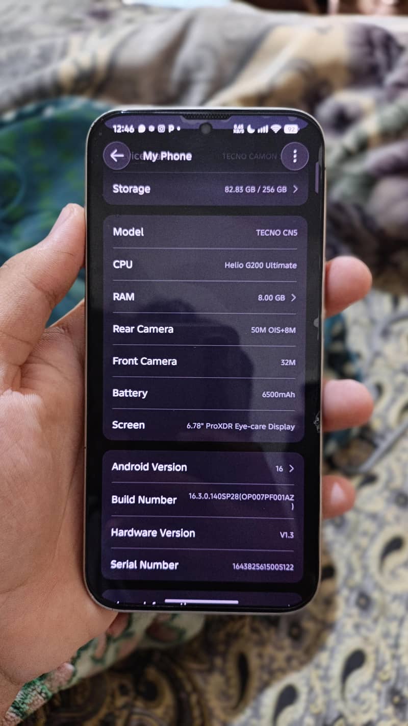 Tecno Camon 50 0