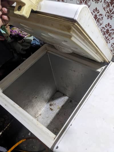 Haier deep freezer double door all ok