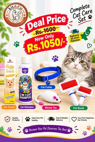 All in one accessories deal for your pets