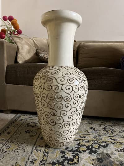 White Antique vases