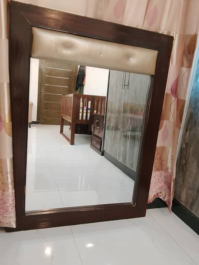 Wooden mirror