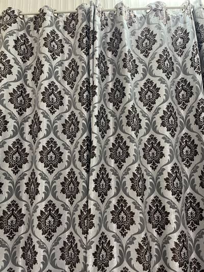 Modern cotton silk curtains