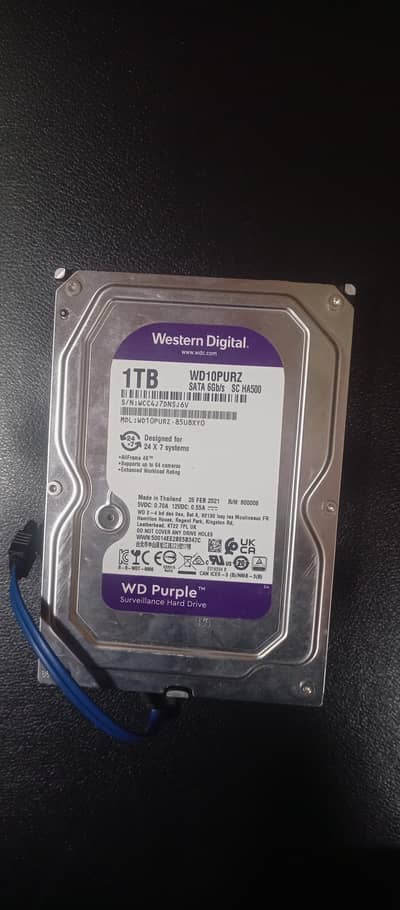 1TB Hard Disk 100% health
