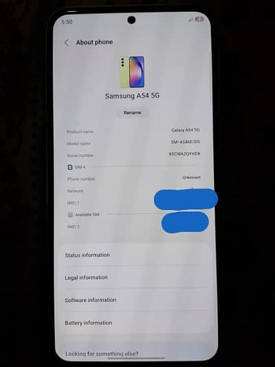 Samsung Mobile A54 5G