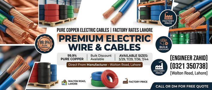 Premium Electric Cables – House & Industrial Wiring Cables