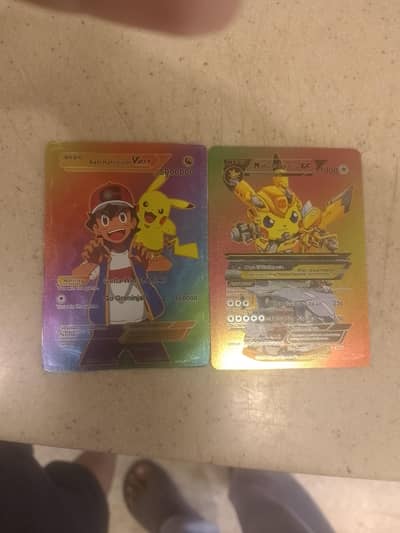 5000000hp Pokemon card with a free 1900hp card