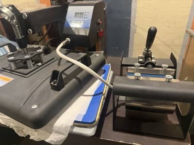 Combo digital heat pressing machine