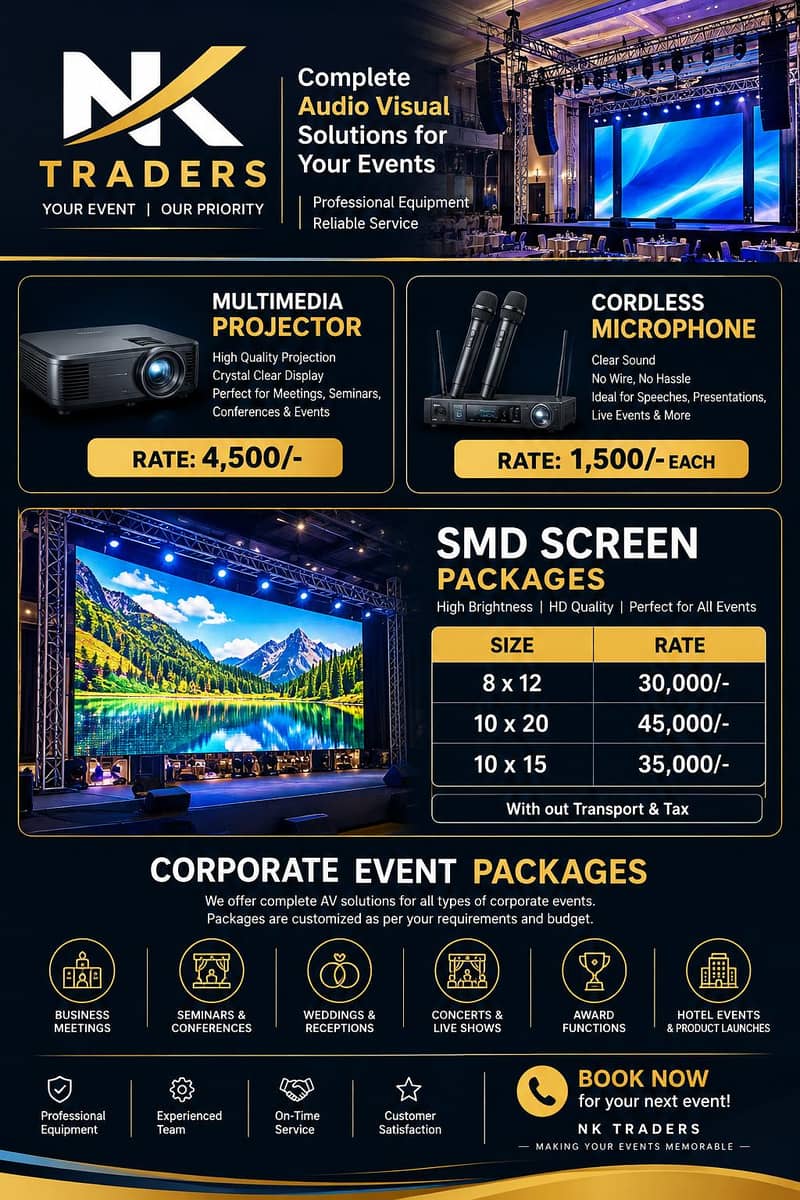 corporate events setup 0