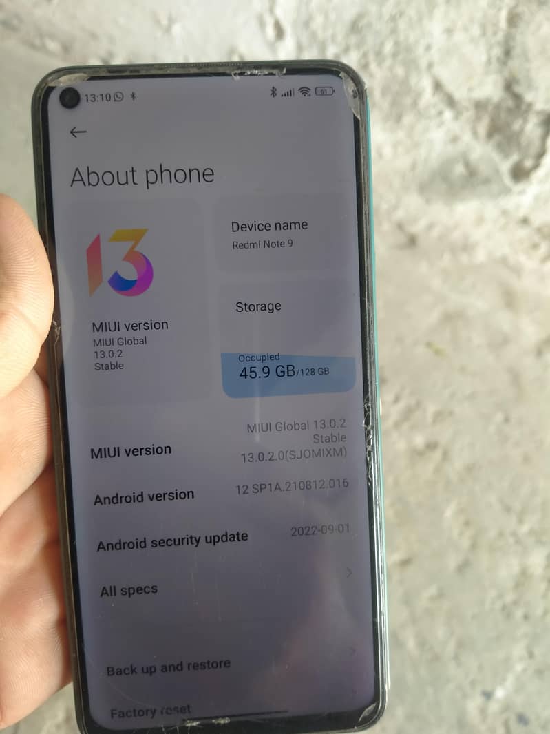 Xiaomi Redmi Note 9 0