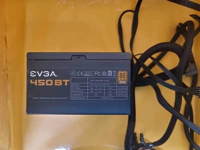 EVGA 450bt 80 plus bronze Power supply psu 450 watt