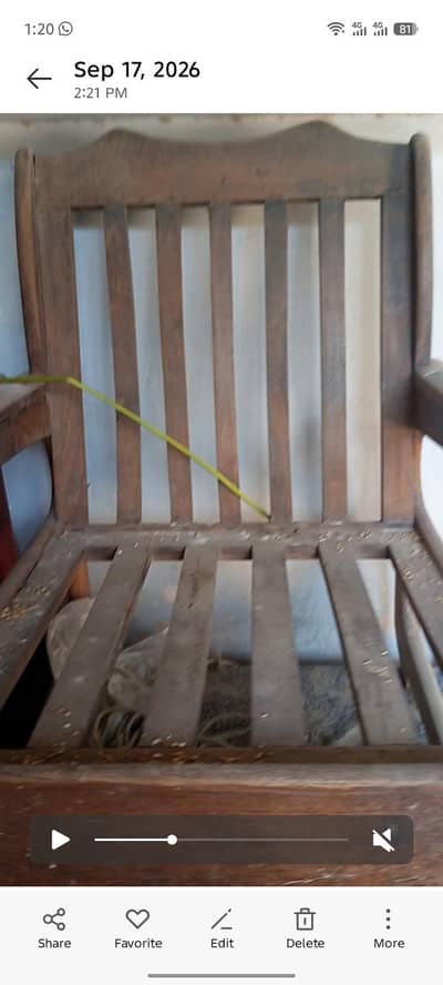 mazboot wood sofa set wazni