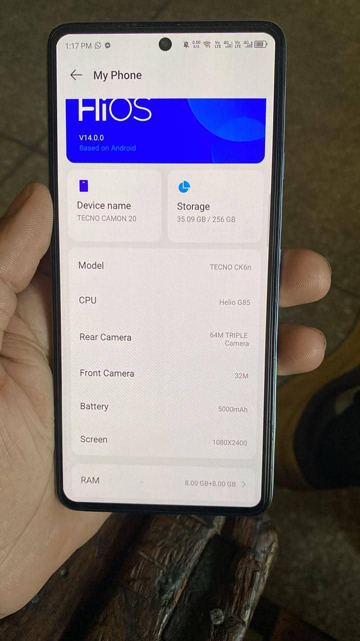 Tecno CAMON 20 8