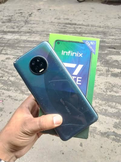 Infinix Note 7 4/128 with box total original phone