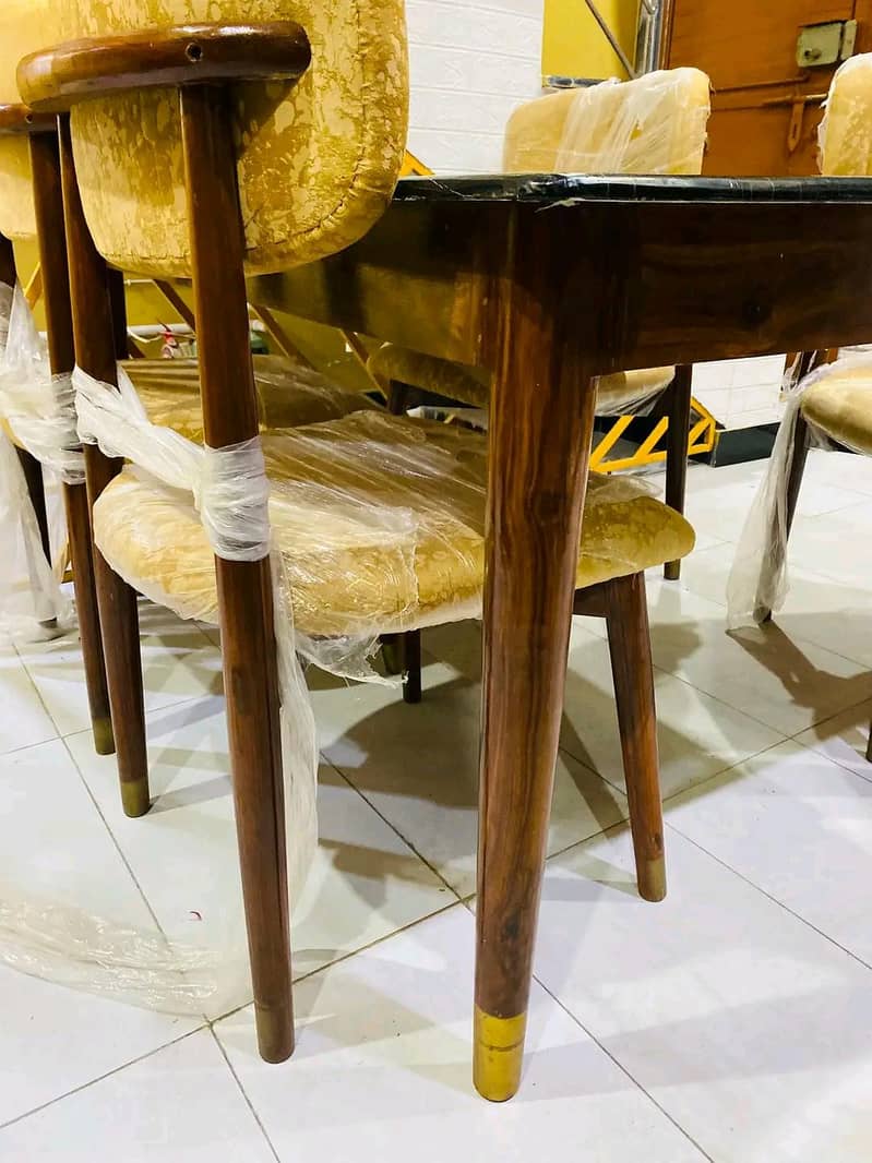 Dining table set, 4 seater 6