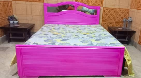pink princess wooden bed
