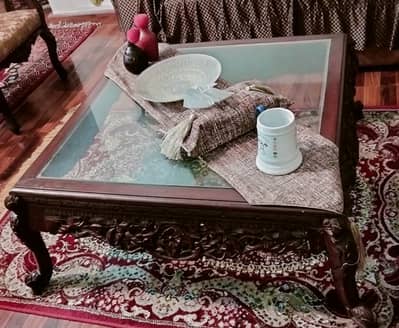 Chinioti Heavy Carving 3 Tables Set at Abbottabad