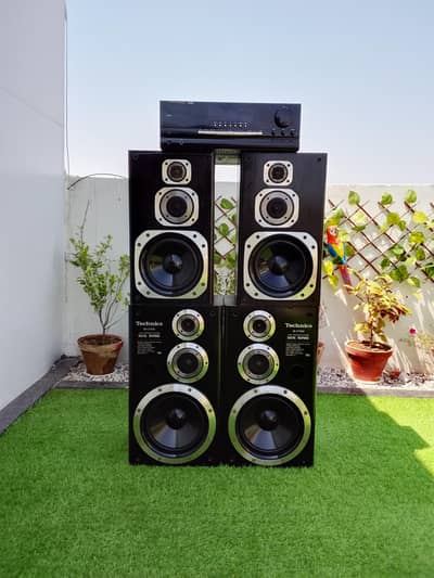 hifi stereo amplifier with 4 speakers 03251277332