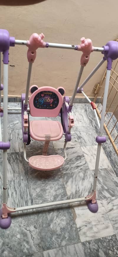 Baby Swing for Sale – Pink & Purple