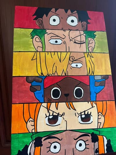 Anime Legends: The Faces of Adventure – Original Hand-Painted Artwork