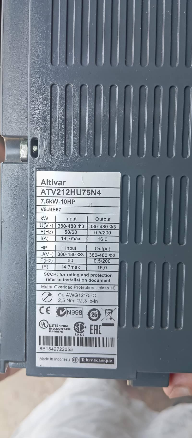vfd motor inverter 5.5 kw - Solar Inverter - 1120484498