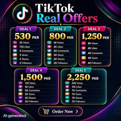 Tiktok Organic View like Folowers what 3371850580