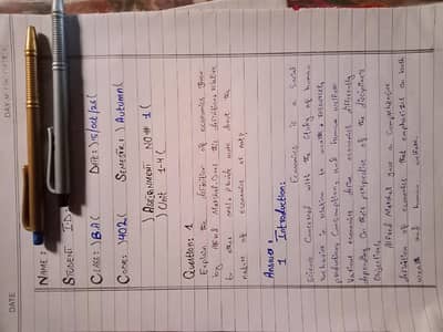 assignment work, hand writing assignment