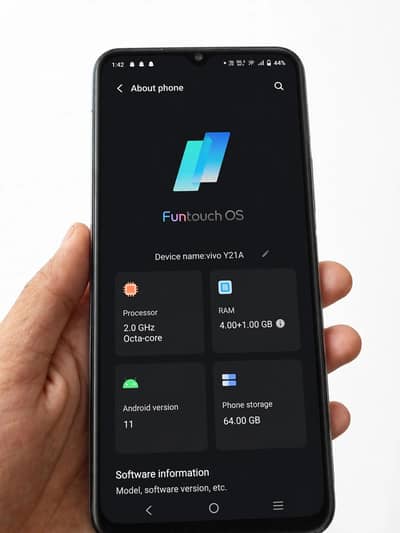 Vivo Y21A 4/64GB - All Ok - 5000mAh Battery - Lahore