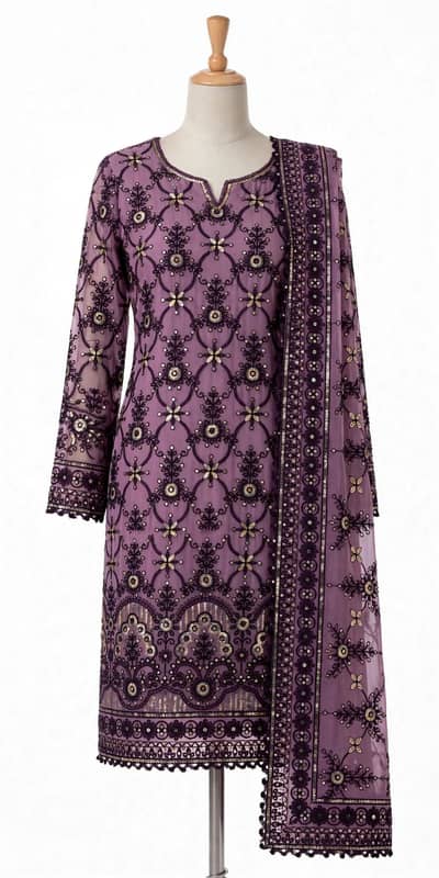 beautiful unstitched ladies suit _3piece bress