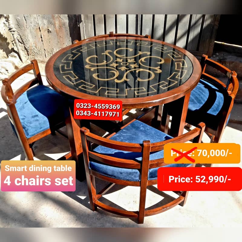 Dining table / Smart dining table / round table dining set / table 17