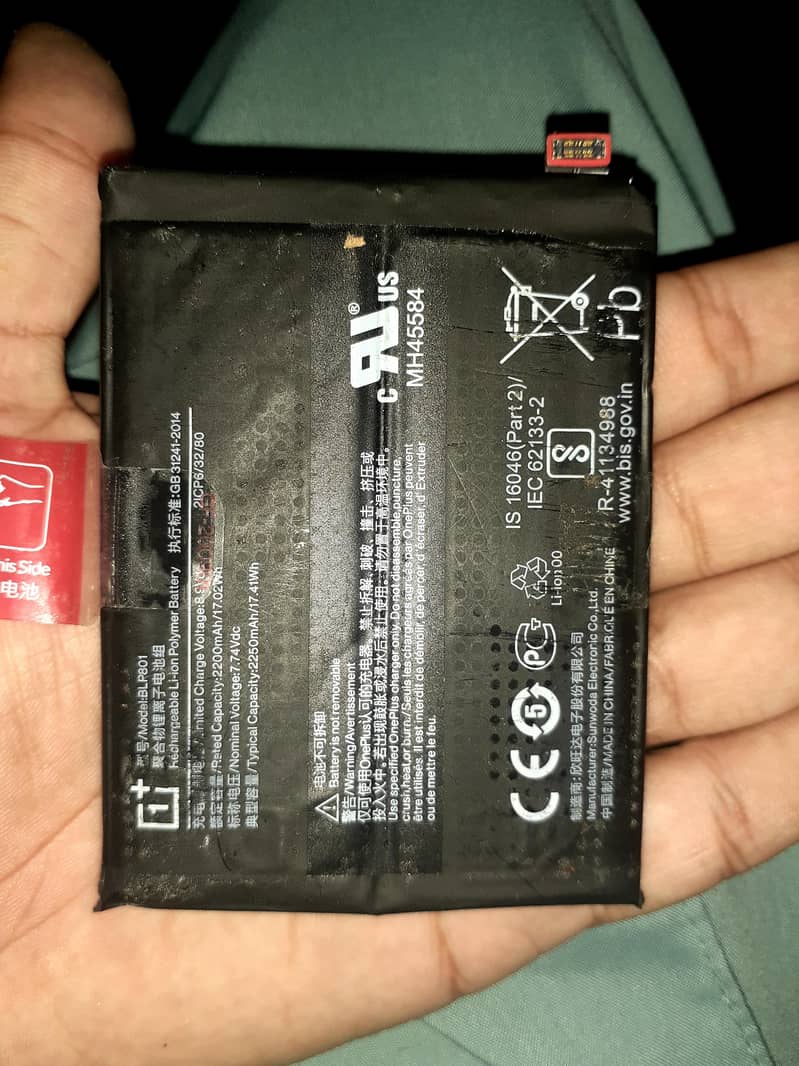 oneplus 8 battery 0
