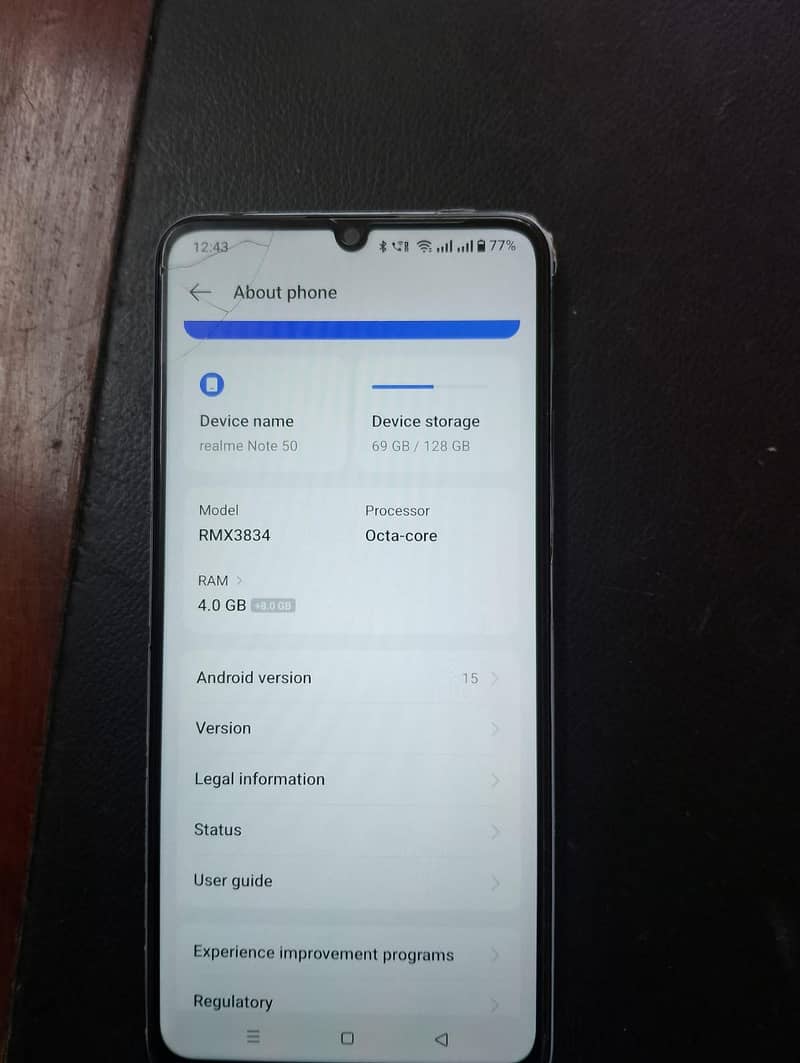 Realme Note 50 0