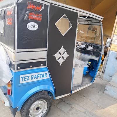 Tez Raftaar Electric Rickshaw 2 Qist Paid Number Plate Road Permit