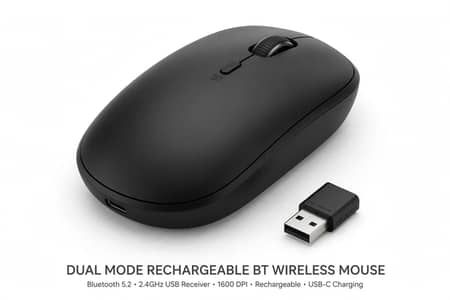 Dual Mode Wireless Mouse - New*