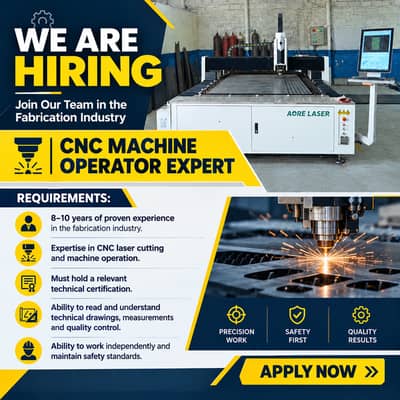 CNC Cutting Expert – Fabrication Industry