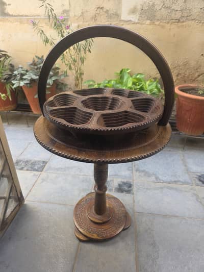 Handcrafted Wooden Side Table