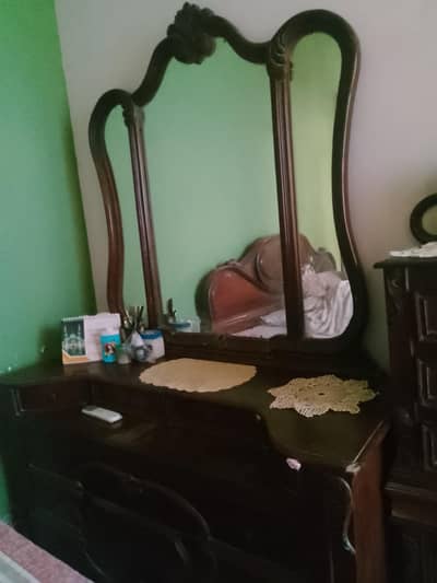 shisham wood dressing and side table
