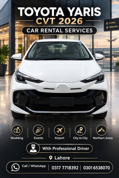 Car Rental Lahore | Weddings, Events & City to City Travel